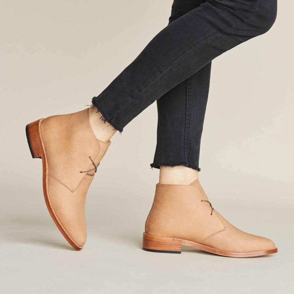 Nisolo Isa Boot - sand, Size 8